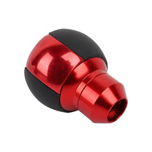 Load image into Gallery viewer, Brand New 5 Speed Leather Round Ball Shape Universal Car Gear Shift Knob Shifter Lever Red M8 M10 M12
