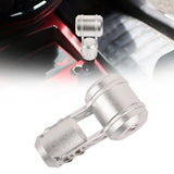 Brand New Universal Silver Aircraft Aluminum Manual Racing Gear Stick Shifter Shift Knob M8 M10 M12