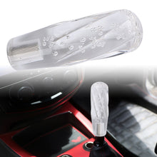 Load image into Gallery viewer, Brand New Universal VIP 150mm Transparent Manual Clear Twist Crystal Bubble Racing Gear Shift Knob M8 M10 M12
