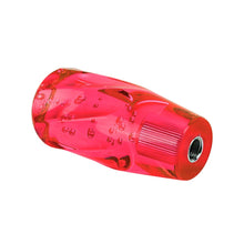 Load image into Gallery viewer, Brand New Universal VIP 100mm Transparent Manual Red Twist Crystal Bubble Racing Gear Shift Knob M8 M10 M12