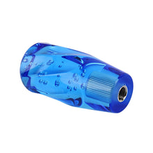 Load image into Gallery viewer, Brand New Universal VIP 100mm Transparent Manual Blue Twist Crystal Bubble Racing Gear Shift Knob M8 M10 M12