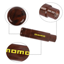 Load image into Gallery viewer, Brand New Universal 13CM Momo Aluminum Wood Manual Gear Stick Shift Knob Lever Shifter M8 M10 M12