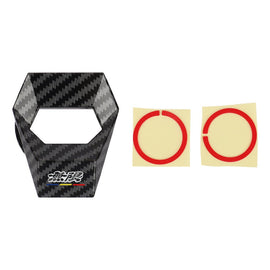 Brand New Universal Mugen Carbon Fiber Style Car Engine Start Stop Push Button Switch Decoration Cover Cap Accessories