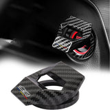 Brand New Universal Mugen Carbon Fiber Style Car Engine Start Stop Push Button Switch Decoration Cover Cap Accessories