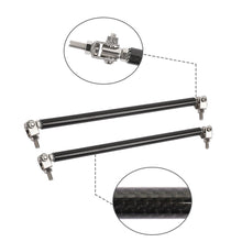 Load image into Gallery viewer, Brand New 2PCS Car Universal Bumper Lip Splitter Real Carbon Fiber Rod Strut Tie Bar Support 20CM