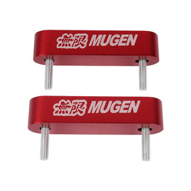 Brand New 2PCS New Red Mugen JDM Hood Vent Spacer Risers JDM 90-01 Integra / 88-15 Honda Civic / 16-21 Honda Civic