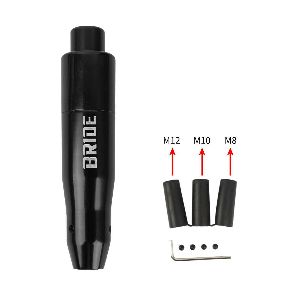 Brand New JDM Universal BRIDE Black Aluminum Automatic Stick Gear Shift Knob Shifter