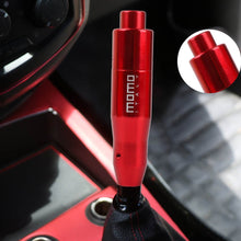 Load image into Gallery viewer, Brand New JDM Universal Momo Red Aluminum Automatic Stick Gear Shift Knob Shifter