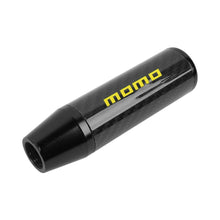 Load image into Gallery viewer, Brand New 13CM Momo Universal Black Carbon Fiber Manual Gear Stick Shift Knob Lever Shifter M8 M10 M12