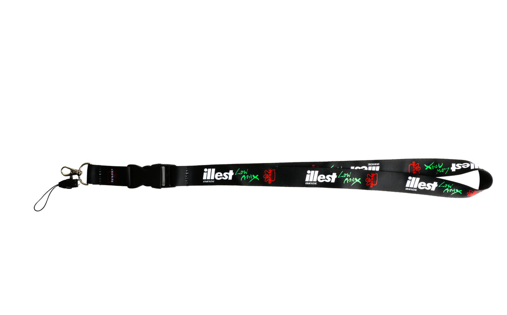BRAND NEW ILLEST BRIDE Car Keychain Tag Rings Keychain JDM Drift Lanyard Black