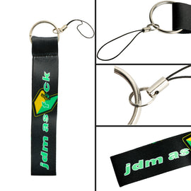 BRAND NEW JDM AS FCK DOUBLE SIDE Racing Cell Holders Keychain Universal
