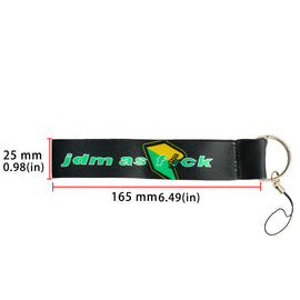 BRAND NEW JDM AS FCK DOUBLE SIDE Racing Cell Holders Keychain Universal