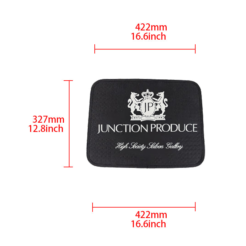 Brand New 4PCS JUNCTION PRODUCE Racing Black Fabric Car Floor Mats Interior Carpets