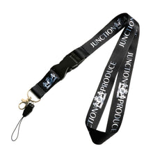 Load image into Gallery viewer, BRAND NEW JUNCTION PRODUCE Car Keychain Tag Rings Keychain JDM Drift Lanyard Black