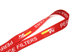 BRAND NEW K&N Performance Car Keychain Tag Rings Keychain JDM Drift Lanyard Red