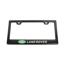 Load image into Gallery viewer, Brand New Universal 100% Real Carbon Fiber Land Rover License Plate Frame - 1PCS