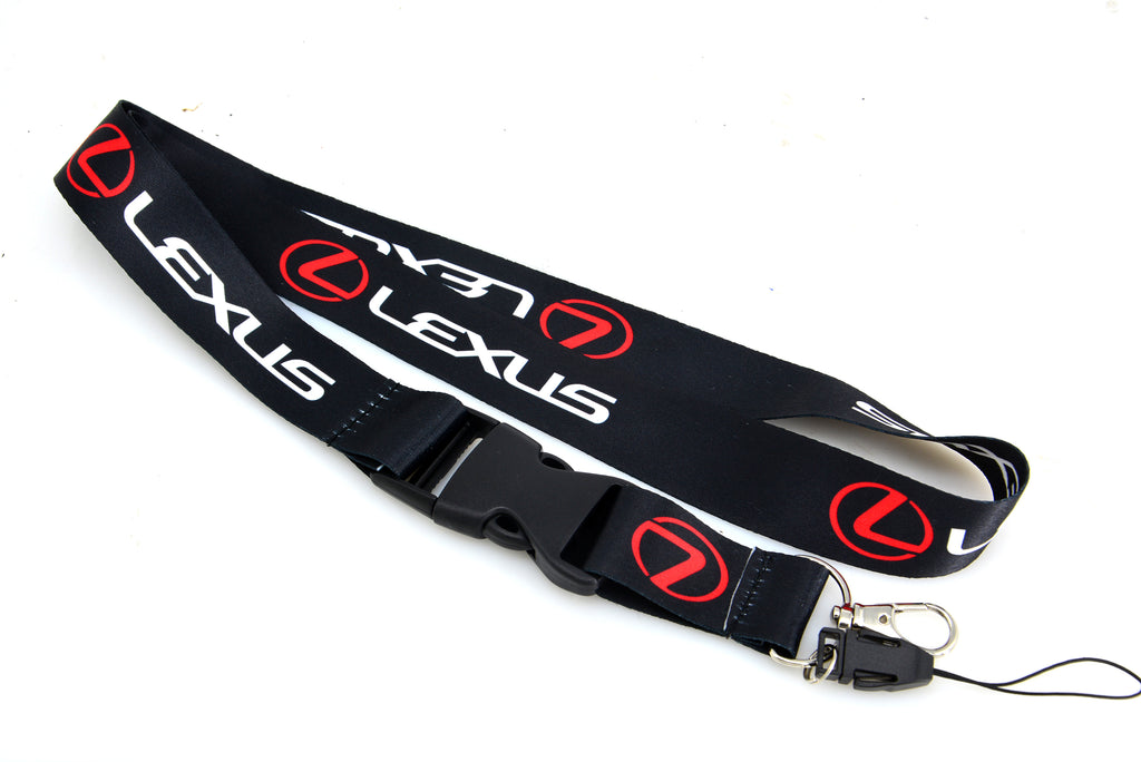 BRAND NEW LEXUS Car Keychain Tag Rings Keychain JDM Drift Lanyard Red