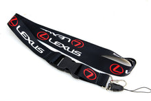 Load image into Gallery viewer, BRAND NEW LEXUS Car Keychain Tag Rings Keychain JDM Drift Lanyard Red