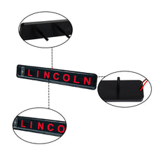 Load image into Gallery viewer, BRAND NEW 1PCS LINCOLN NEW LED LIGHT CAR FRONT GRILLE BADGE ILLUMINATED DECAL STICKER