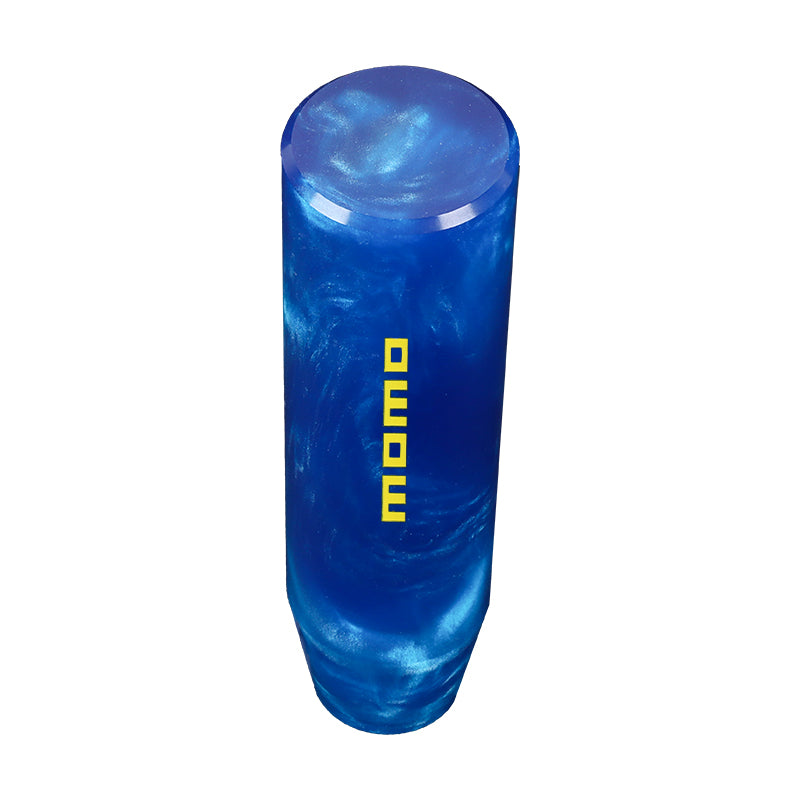 Brand New Universal Momo Blue Pearl Long Stick Manual Car Gear Shift Knob Shifter M8 M10 M12