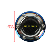 Load image into Gallery viewer, BRAND NEW JDM MOMO UNIVERSAL BURNT BLUE CAR HORN BUTTON STEERING WHEEL CENTER CAP