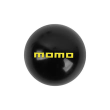 Load image into Gallery viewer, BRAND NEW UNIVERSAL MOMO JDM Aluminum Black Round Ball Manual Gear Stick Shift Knob Universal M8 M10 M12
