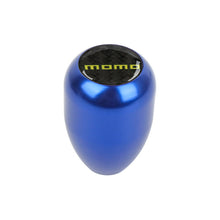 Load image into Gallery viewer, Brand New JDM Momo Universal Carbon Fiber Sticker Aluminum Manual Gear Stick Blue Shift Knob Shifter M8 M10 M12