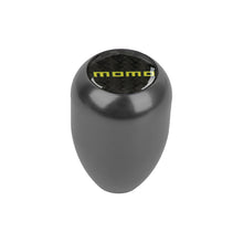 Load image into Gallery viewer, Brand New JDM Momo Universal Carbon Fiber Sticker Aluminum Manual Gear Stick Black Shift Knob Shifter M8 M10 M12