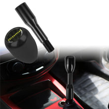Load image into Gallery viewer, Brand New Universal Real Carbon Sticker Momo Aluminum Manual Gear Stick Black Shift Knob M8 M10 M12 &amp; Black Shifter Extender Extension