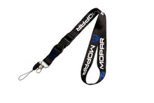 Load image into Gallery viewer, BRAND NEW Mopar Car Keychain Tag Rings Keychain JDM Drift Lanyard Black