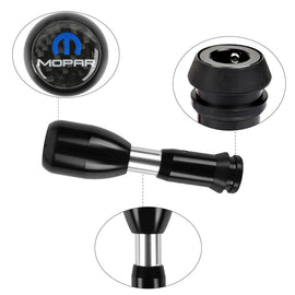 Brand New Mopar Black Aluminum Automatic Transmission Car Gear Shift Knob Shifter level
