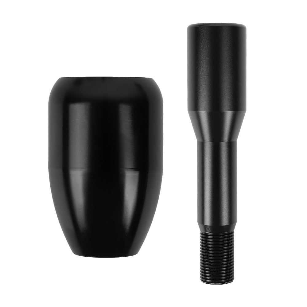 Brand New Universal Real Carbon Sticker Mugen Aluminum Manual Gear Stick Black Shift Knob M8 M10 M12 & Black Shifter Extender Extension