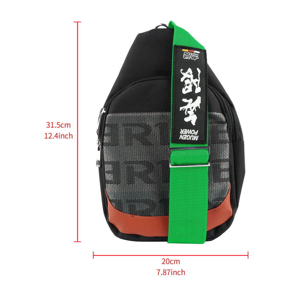 Copy of Brand New JDM MUGEN Green Backpack Molle Tactical Sling Chest Pack Shoulder Waist Messenger Bag