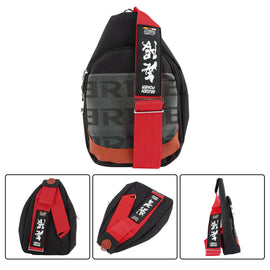Brand New JDM Mugen Red Backpack Molle Tactical Sling Chest Pack Shoulder Waist Messenger Bag