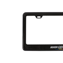 Load image into Gallery viewer, Brand New 2PCS Mugen Real 100% Carbon Fiber License Plate Frame Tag Cover Original 3K With Free Caps