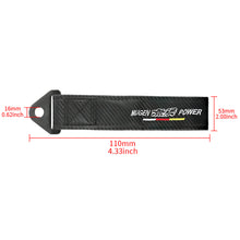 Load image into Gallery viewer, Brand New Mugen Power Carbon Fiber High Strength Tow Towing Strap Hook For Front / REAR BUMPER JDM