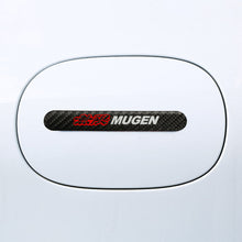 Load image into Gallery viewer, Brand New 4PCS Mugen Real Carbon Fiber Black Car Trunk Side Fenders Door Badge Scratch Guard Sticker