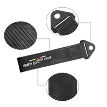 Load image into Gallery viewer, Brand New Mugen Power Carbon Fiber High Strength Tow Towing Strap Hook For Front / REAR BUMPER JDM