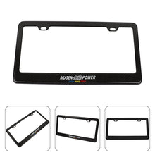 Load image into Gallery viewer, Brand New 2PCS Mugen Real 100% Carbon Fiber License Plate Frame Tag Cover Original 3K With Free Caps