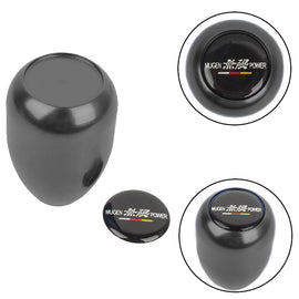 Brand New JDM Mugen Universal Black Sticker Aluminum Manual Gear Stick Black Shift Knob Shifter M8 M10 M12