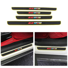 Load image into Gallery viewer, Brand New 4PCS Universal Mugen Yellow Rubber Car Door Scuff Sill Cover Panel Step Protector