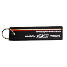 Load image into Gallery viewer, BRAND NEW JDM MUGEN POWER BLACK DOUBLE SIDE Racing Cell Holders Keychain Universal