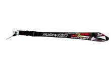 Load image into Gallery viewer, BRAND NEW Mugen RR Car Keychain Tag Rings Keychain JDM Drift Lanyard Black