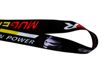 Load image into Gallery viewer, BRAND NEW Mugen RR Car Keychain Tag Rings Keychain JDM Drift Lanyard Black