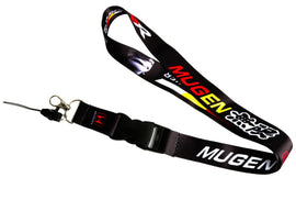 BRAND NEW Mugen RR Car Keychain Tag Rings Keychain JDM Drift Lanyard Black