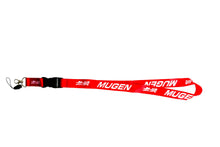 Load image into Gallery viewer, BRAND NEW MUGEN Car Keychain Tag Rings Keychain JDM Drift Lanyard Red