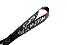Load image into Gallery viewer, BRAND NEW MUGEN SI Car Keychain Tag Rings Keychain JDM Drift Lanyard Black