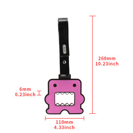 Brand New Domo Purple JDM TSURIKAWA Subway Bus Black Handle Strap Charm Drift