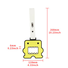 Brand New Domo Yellow JDM TSURIKAWA Subway Bus White Handle Strap Charm Drift