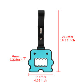 Brand New Domo Teal JDM TSURIKAWA Subway Bus Black Handle Strap Charm Drift